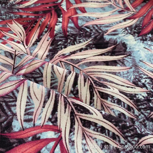 Soft Challis Plain Floral Printed Tecido Viscose Rayon Fabric